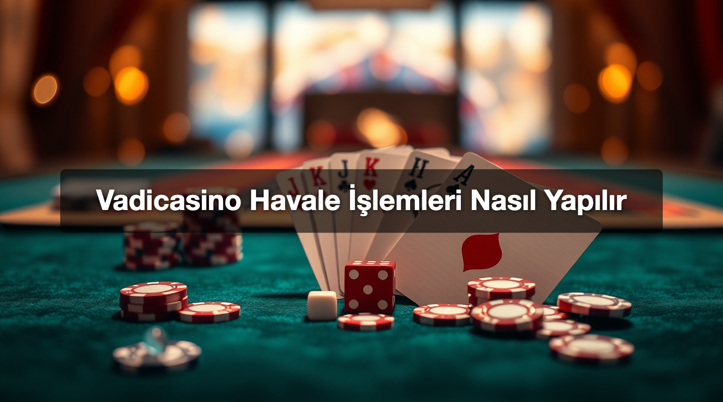 Vadicasino Havale İşlemleri Nasıl Yapılır